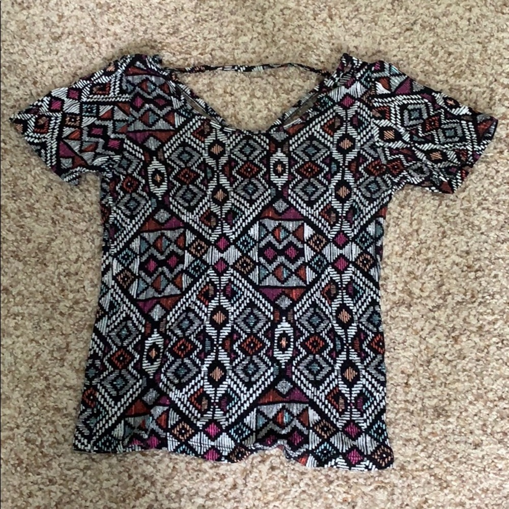 Pattern crop top